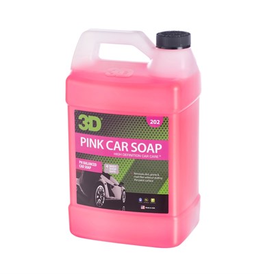3D Pink Car Soap- PH Nötr, Araç Yıkama Şampuanı 3.79 LT