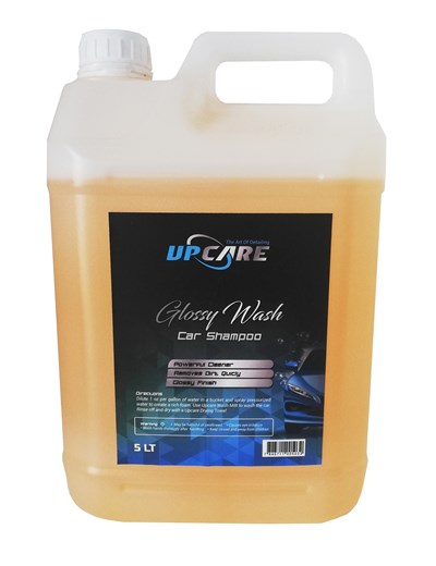 Upcare Glossy Wash Car Shampoo - Ekstra Parlak Araç Şampuanı 5LT